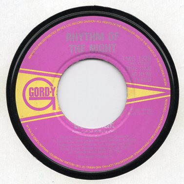 DeBarge - Rhythm Of The Night - Used Vinyl Record 7" image 1