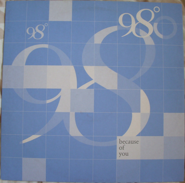 98 Degrees - Because Of You - Used Vinyl Record 12" image 1
