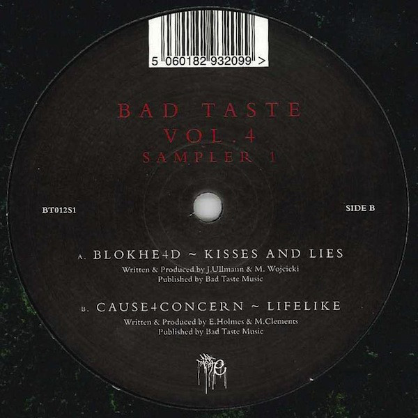 Blokhe4d - Bad Taste Vol.4 (Sampler 1) - Vinyl Record 12" image 1