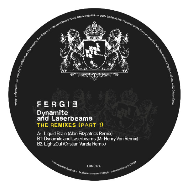 Fergie - Dynamite And Laserbeams The Remixes (Part 1) - Vinyl Record image 1