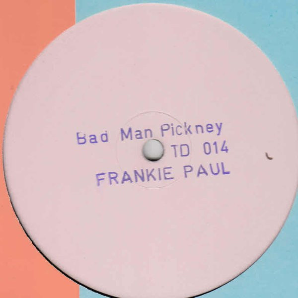 Frankie Paul - Bad Man Pickney - Used Vinyl Record 12" image 1