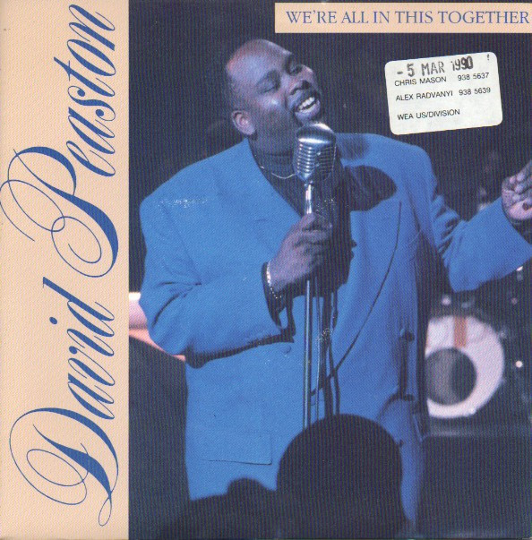 David Peaston - We're All In This Together - Used Vinyl Record 7" image 1