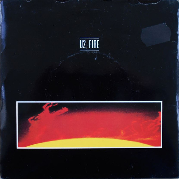 U2 - Fire - Used Vinyl Record 7" image 1