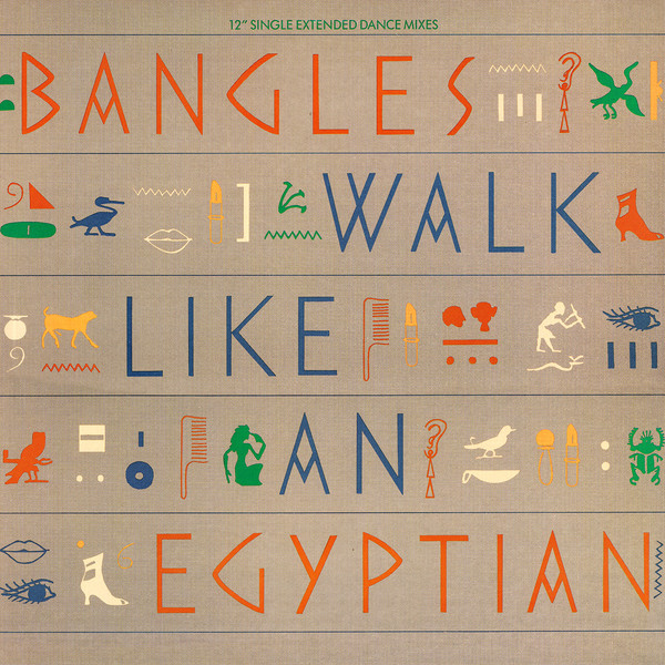 Bangles - Walk Like An Egyptian - Used Vinyl Record 12" image 1
