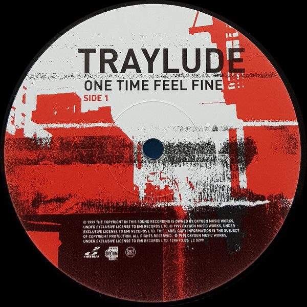 Traylude - One Time Feel Fine - Used Vinyl Record 12" image 1
