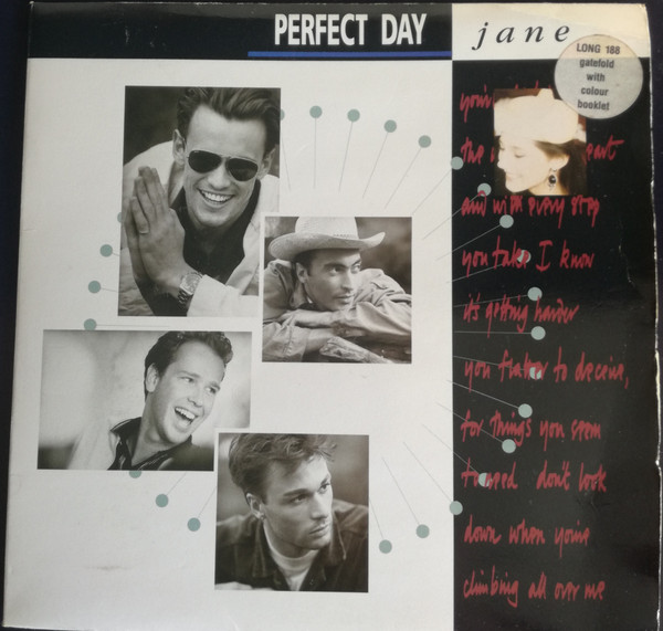 Perfect Day - Jane - Used Vinyl Record 7" image 1