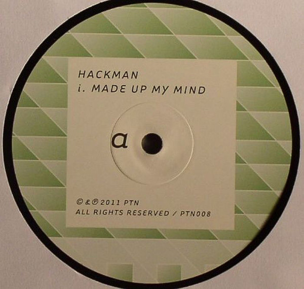 Hackman - Made Up My Mind / Bam Bam - Vinyl Record 10" image 1