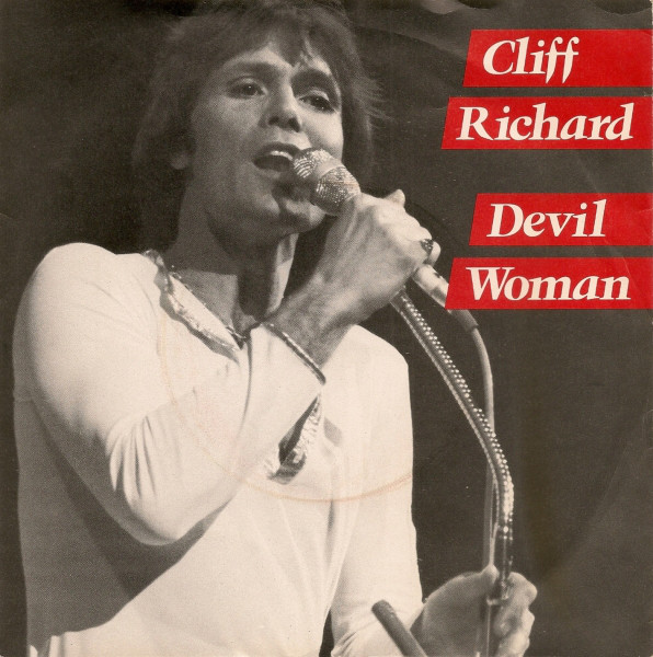 Cliff Richard - Devil Woman - Used Vinyl Record 7" image 1