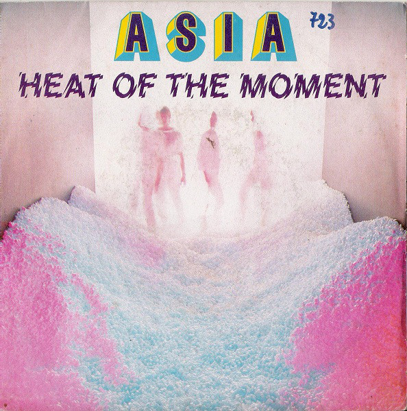Asia - Heat Of The Moment - Used Vinyl Record 7" image 1