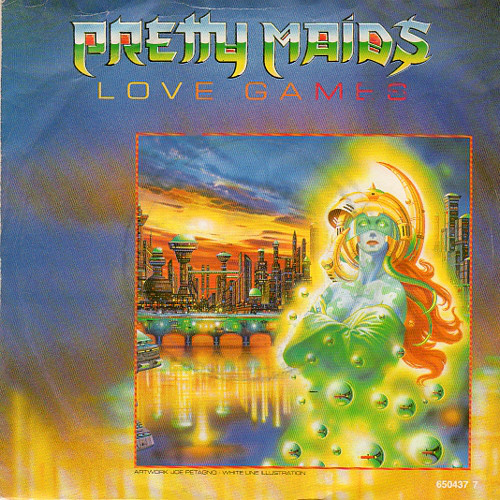Pretty Maids - Love Games - Used Vinyl Record 7" image 1