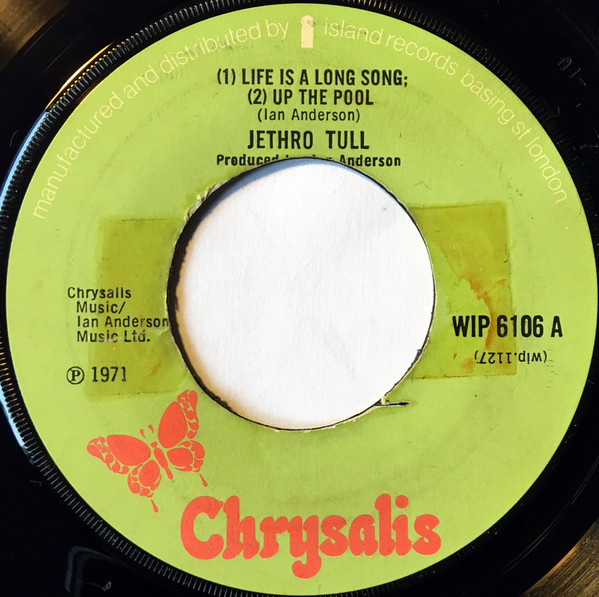 Jethro Tull - Life Is A Long Song - Used Vinyl Record 7" image 1