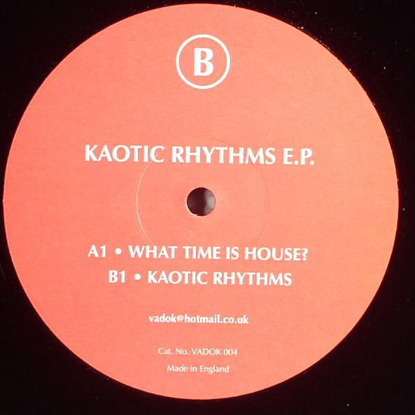 Vadok - Kaotic Rhythms E.P. - Vinyl Record 12" image 1