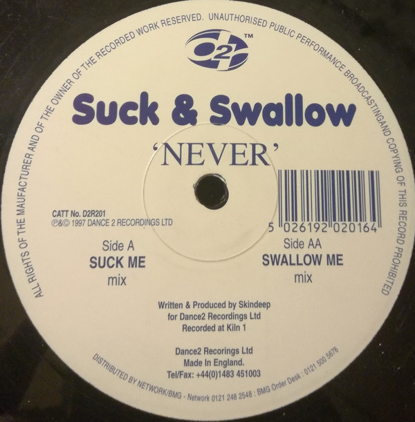Suck & Swallow - Never - Used Vinyl Record 12" image 1