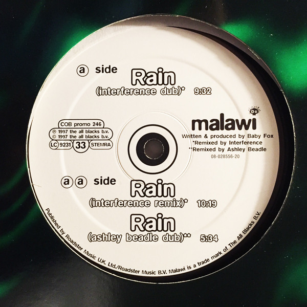 Baby Fox - Rain - Used Vinyl Record 12" image 1