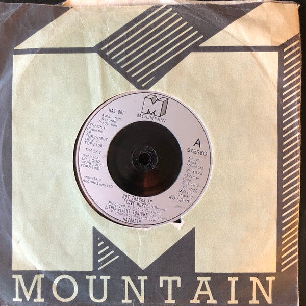 Nazareth - Hot Tracks - Used Vinyl Record 7" image 1