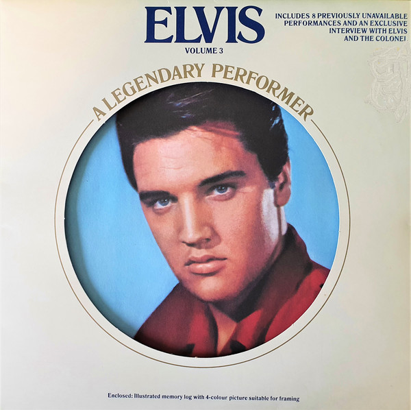Elvis Presley - A Legendary Performer - Volume 3 - Used Vinyl Record image 1