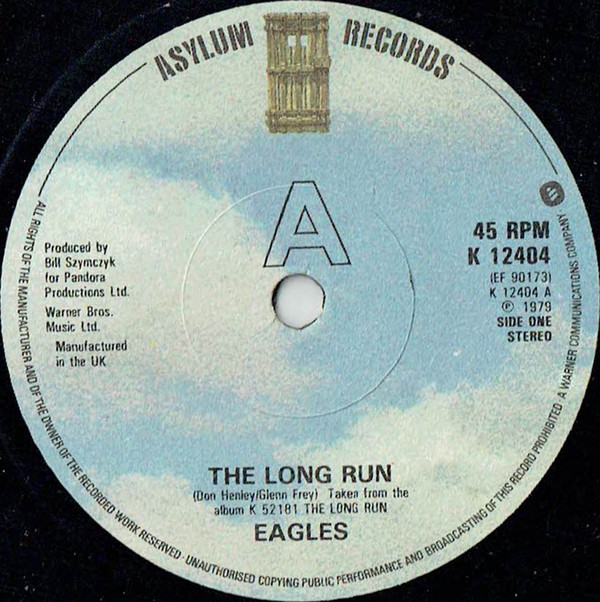Eagles - Long Run - Used Vinyl Record 7" image 1