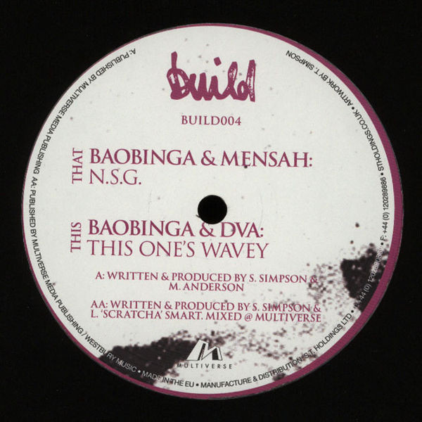 Baobinga - N.S.G. / This One's Wavey - Vinyl Record 12" image 1