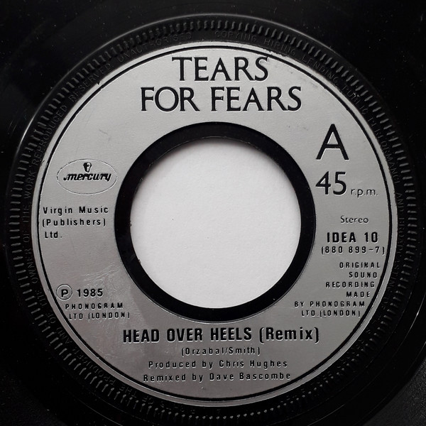Tears For Fears - Head Over Heels - Used Vinyl Record 7" image 1