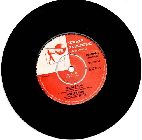 Norman Wisdom - Follow A Star - Used Vinyl Record 7" image 1