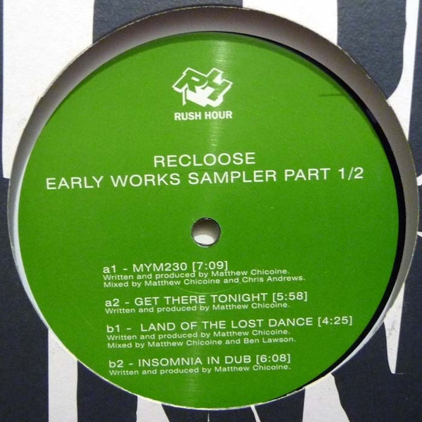 Recloose - Early Works Sampler 1/2 - Vinyl Record 12" image 1