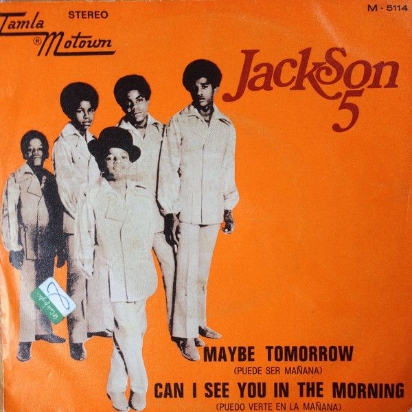Jackson 5 - Maybe Tomorrow = Puede Ser Manana - Used Vinyl Record 7" image 1
