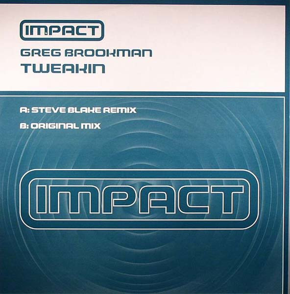 Greg Brookman - Tweakin - Vinyl Record 12" image 1