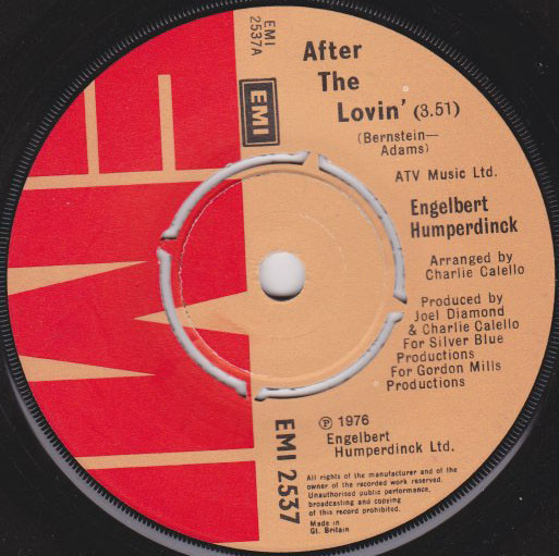 Engelbert Humperdinc - After The Lovin' - Used Vinyl Record 7" image 1