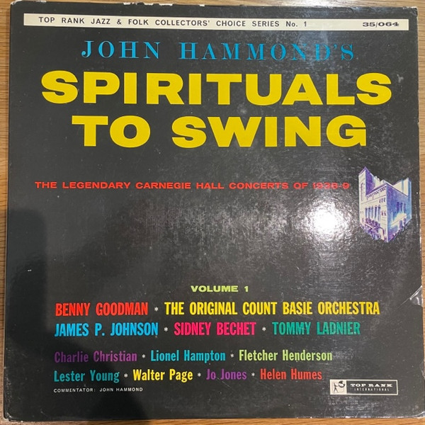 Various - Spirituals To Swing - Carnegie Hall Concerts 1938/39 (1) - Us image 1
