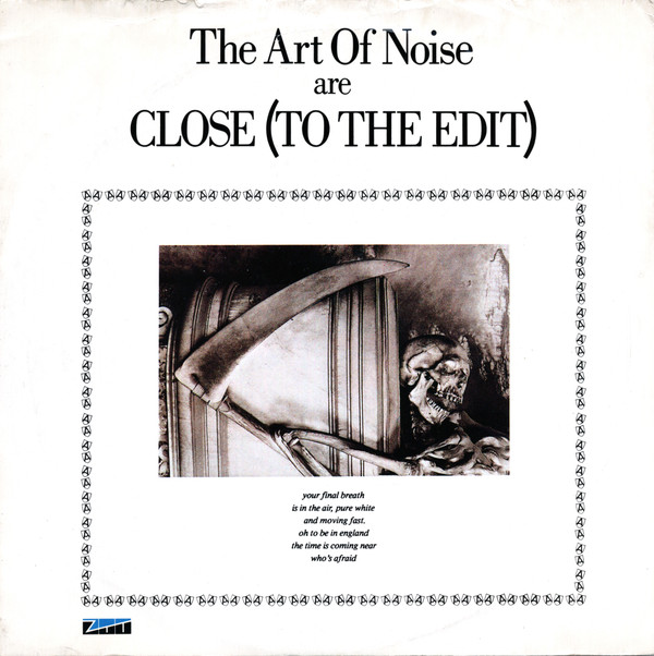 Art Of Noise - Close (To The Edit) - Used Vinyl Record 7" image 1