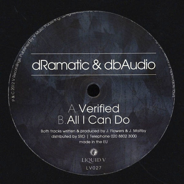 dRamatic & dbAudio - Verified / All I Can Do - Vinyl Record 12" image 1