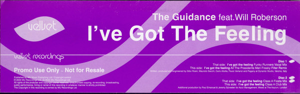 Guidance - I've Got The Feeling - Used Vinyl Record 12" image 1