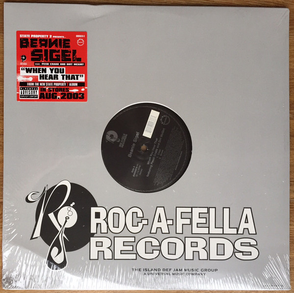 Beanie Sigel - When You Hear That - Used Vinyl Record 12" image 1