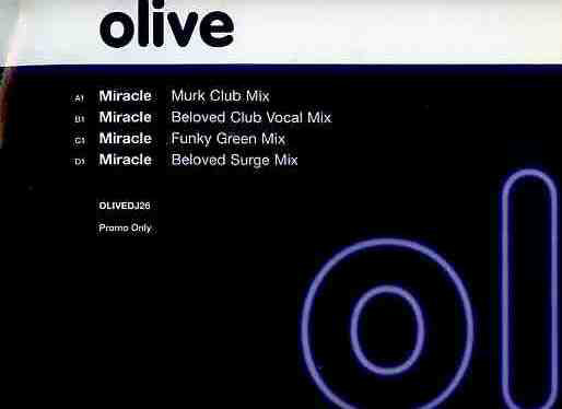 Olive - Miracle - Used Vinyl Record 12" image 1
