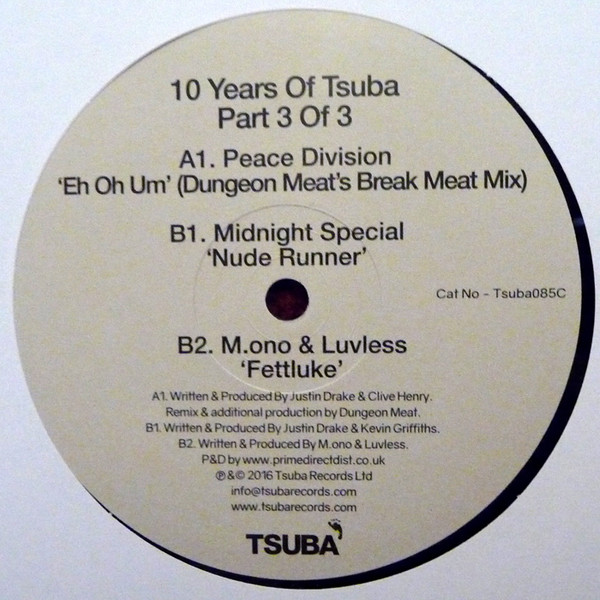 Various - 10 Years Of Tsuba Part 3 Of 3 - Vinyl Record 12" image 1