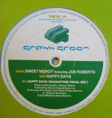 Sweet Mercy - Happy Days - Used Vinyl Record 12" image 1