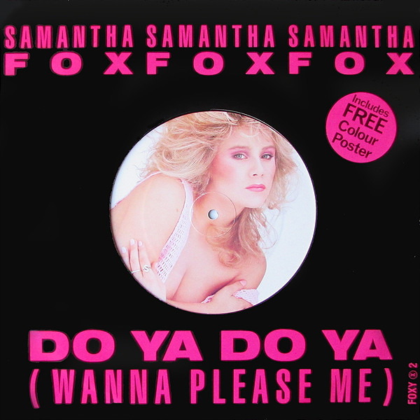 Samantha Fox - Do Ya Do Ya (Wanna Please Me) - Used Vinyl Record 12" image 1