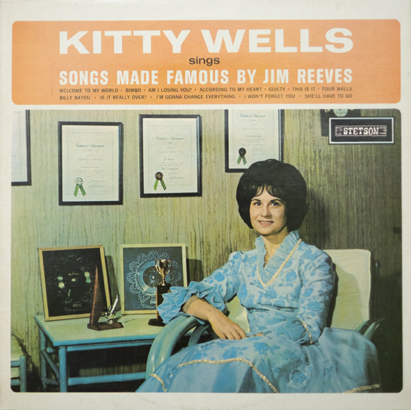 Kitty Wells - Songs Made Famous By Jim Reeves - Used Vinyl Record image 1