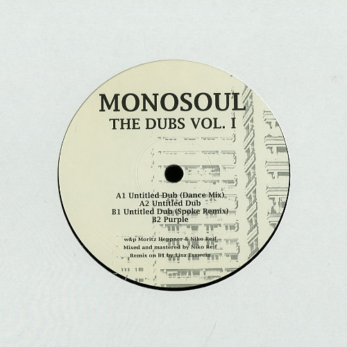 Monosoul - Dubs Vol. I - Vinyl Record 12" image 1