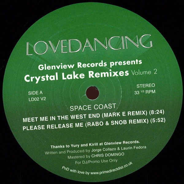 Space Coast - Glenview Records Presents Crystal Lake Remixes Volume 2 image 1