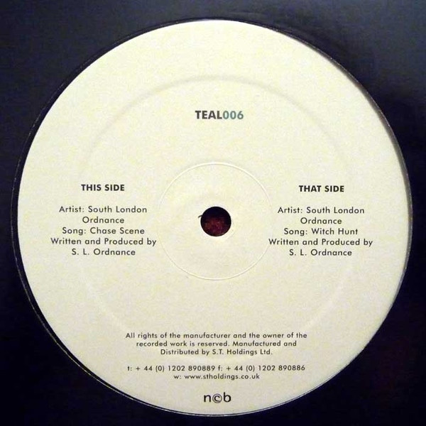 South London Ordnanc - Witch Hunt / Chase Scene - Vinyl Record 12" image 1