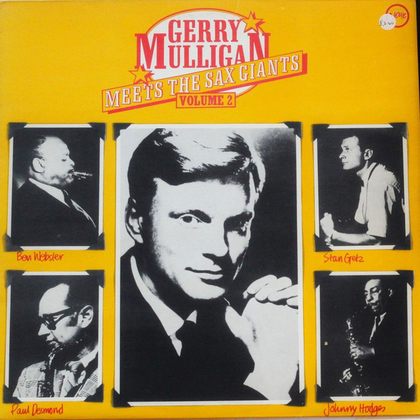 Gerry Mulligan - Meets The Sax Giants Volume 2 - Used Vinyl Record image 1