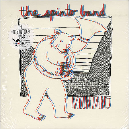 Spinto Band - Mountains - Used Vinyl Record 7" image 1