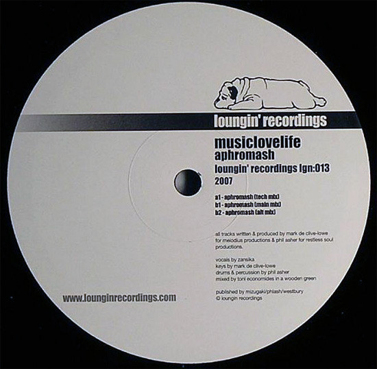 MusicLoveLife - Aphromash - Used Vinyl Record 12" image 1