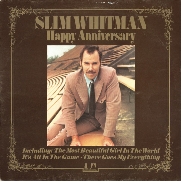 Slim Whitman - Happy Anniversary - Used Vinyl Record image 1