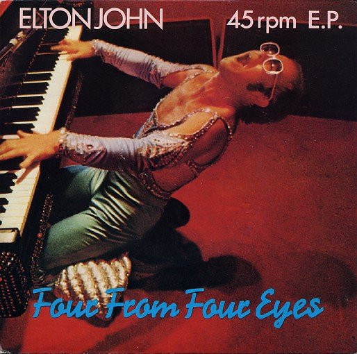 Elton John - Four From Four Eyes - Used Vinyl Record 7" image 1