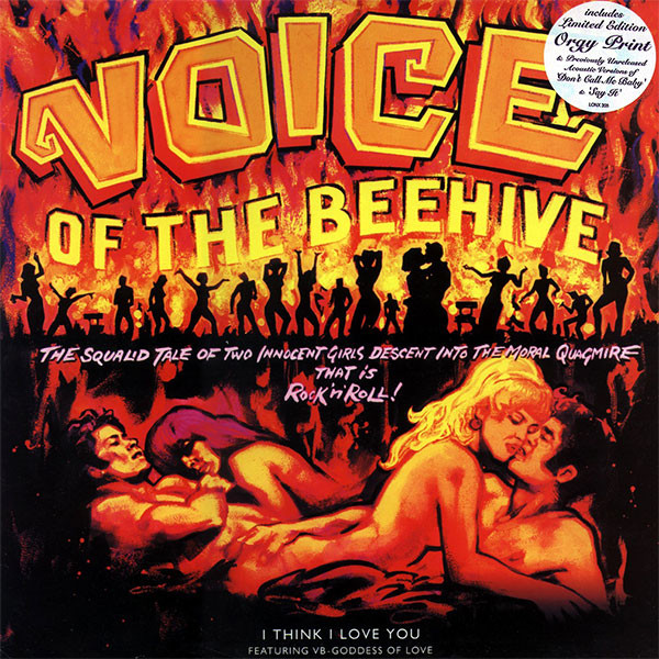 Voice Of The Beehive - I Think I Love You - Used Vinyl Record 12" image 1