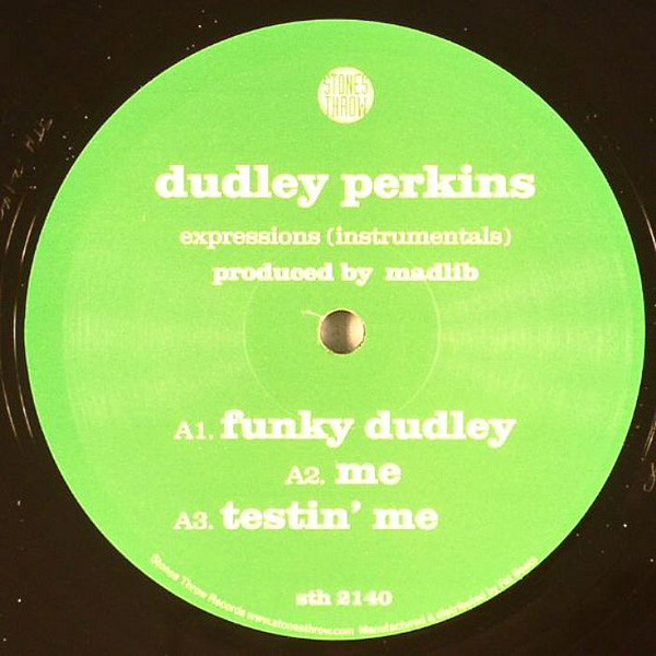 Dudley Perkins - Expressions (2012 A.U.) (Instrumentals) - Vinyl Reco image 1