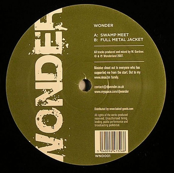 DJ Wonder - Swamp Meet / Full Metal Jacket - Vinyl Record 12" image 1