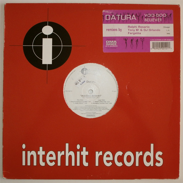 Datura - Voo-Doo Believe? - Used Vinyl Record 12" image 1